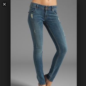 Hudson Collin Skinny Distressed Jeans